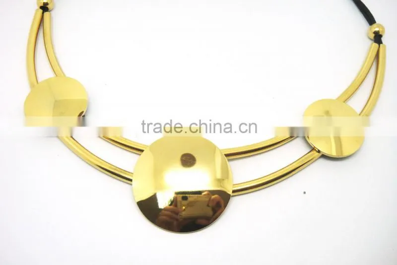 Wholesale Chunky Statement Necklace in China Fashion Gold Boho Necklace