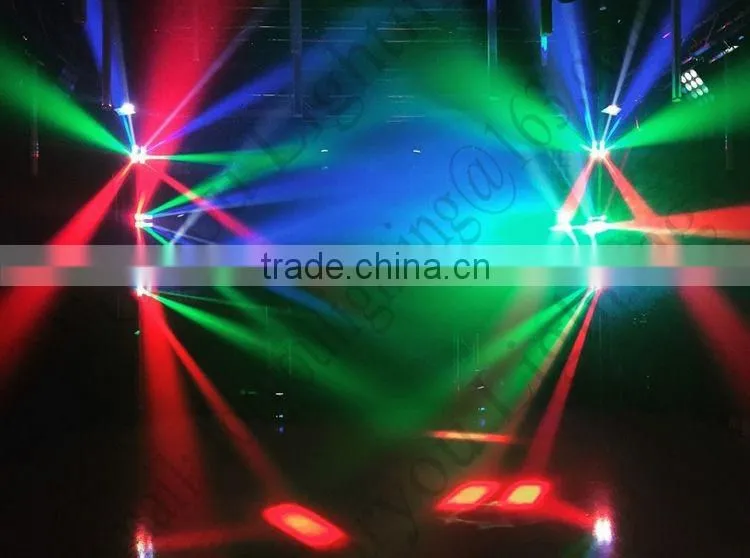 8x3Watt Pro Stage Disco DJ Wedding Party ADJ ON-X 8-Eye Sharpy 8x3W RGBW LED Mini Spider Beam Light