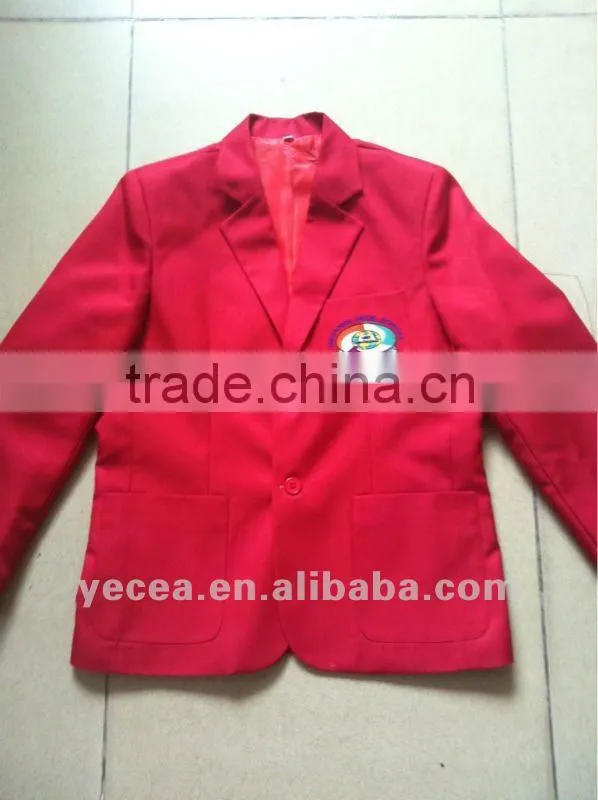HOT sell red school uniform jacket