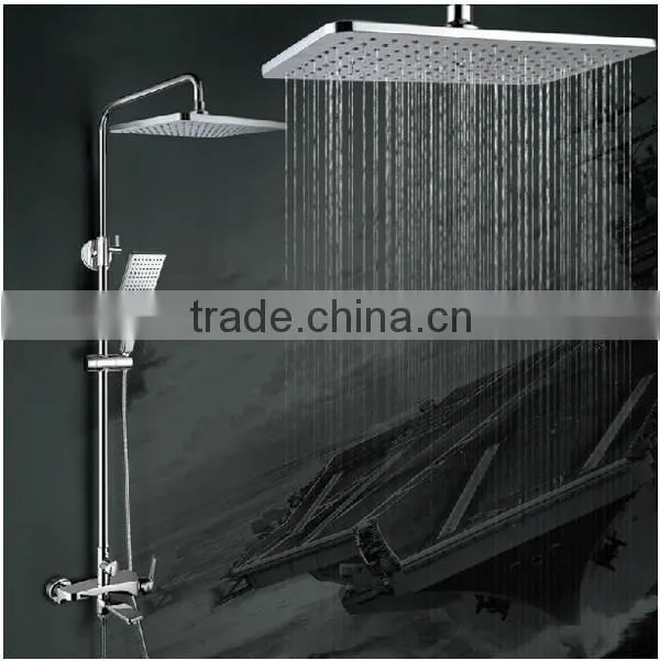 new style stainless steel bar & shower head, brass main body faucet, rain shower set bathroom faucet set