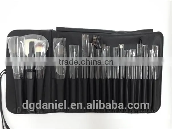 11pcs Professional black Makeup brush set/High quality synthetic makeup brushes