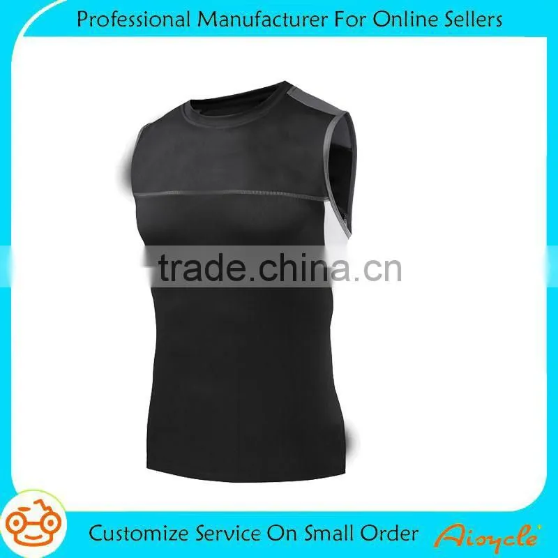 Men's compression belly buster singlet underwear slimming top sports tank top