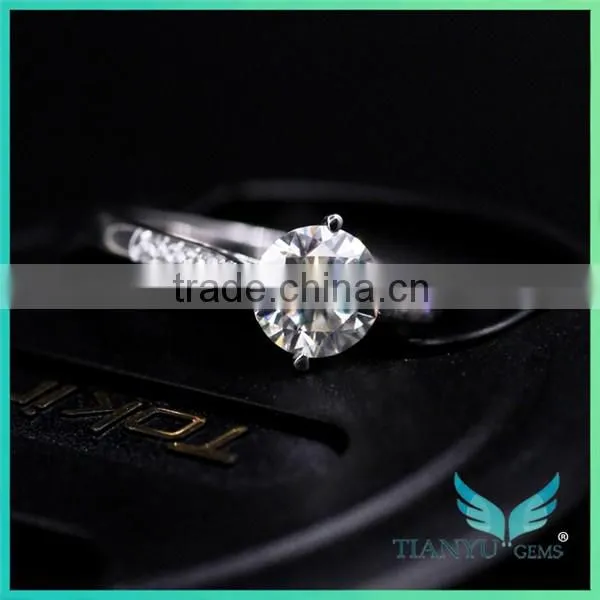 moissanite grades online shop unique 4.5mm super white moissanite engagement rings