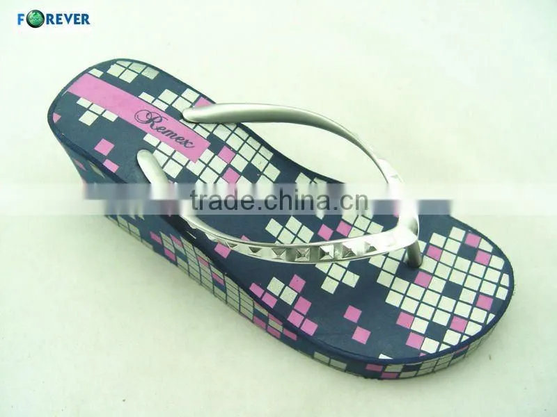 Luxuriant ladies' sexy EVA high heel slippers