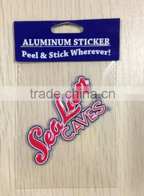 KBS logo aluminum metal sticker