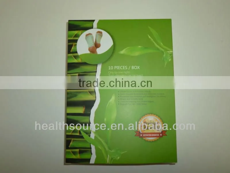2012 good sales relax detox foot patch rose flavor with CE