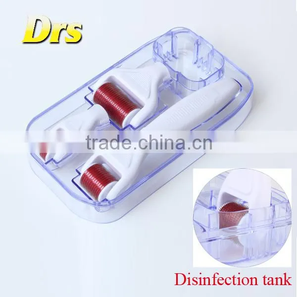 Original 4 in 1 dermaroller with 1.0mm needle for face and body care