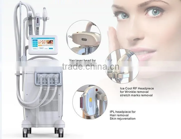 Multifunctional Elight IPL RF Nd Yag Laser Tattoo Removal Hair Removal Beauty Salon