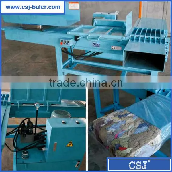CE certificate high quality Horizontal hot sale leaf bag baler