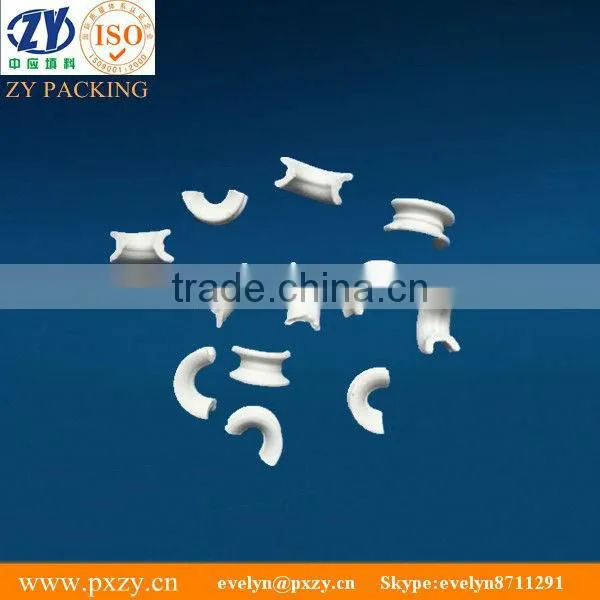 High Quality Ceramic intalox saddle ring tower packing