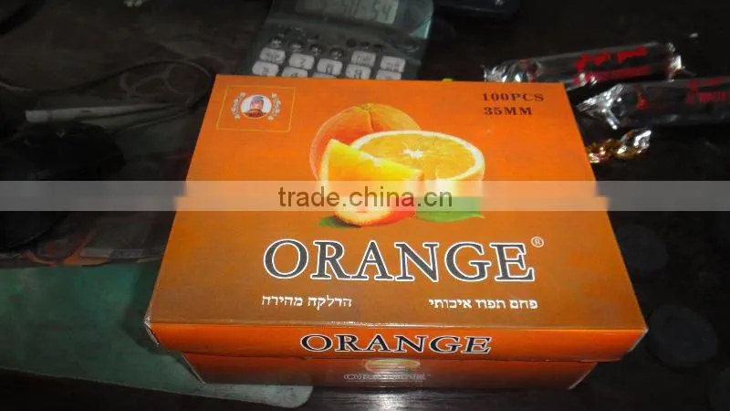 shisha charcoal with fruit flavor 33mm