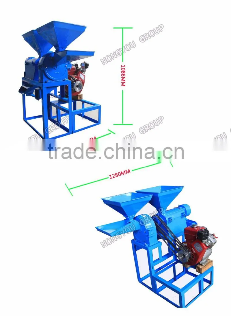 Automatic Rice Mill Rice Husking with Diesel Engine 3HP 6NF-2.2