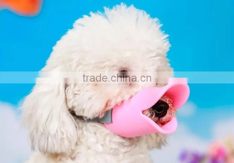 wholesales soft silicone Duck Mouth Shape Dog Mouth Covers