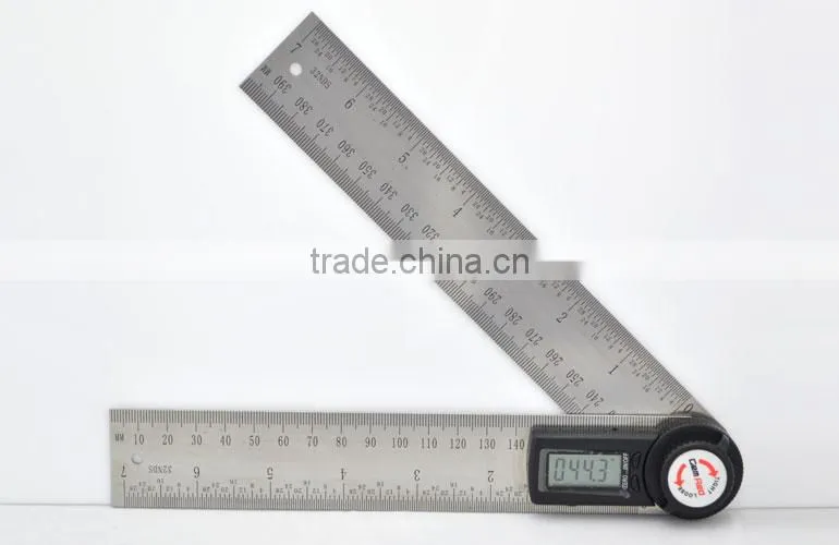 stainless steel blade 2&1 Digital Angle scale Ruler