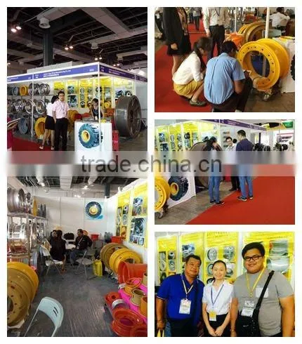 4.00-9 Forklift Steel Wheel of 3-pcs