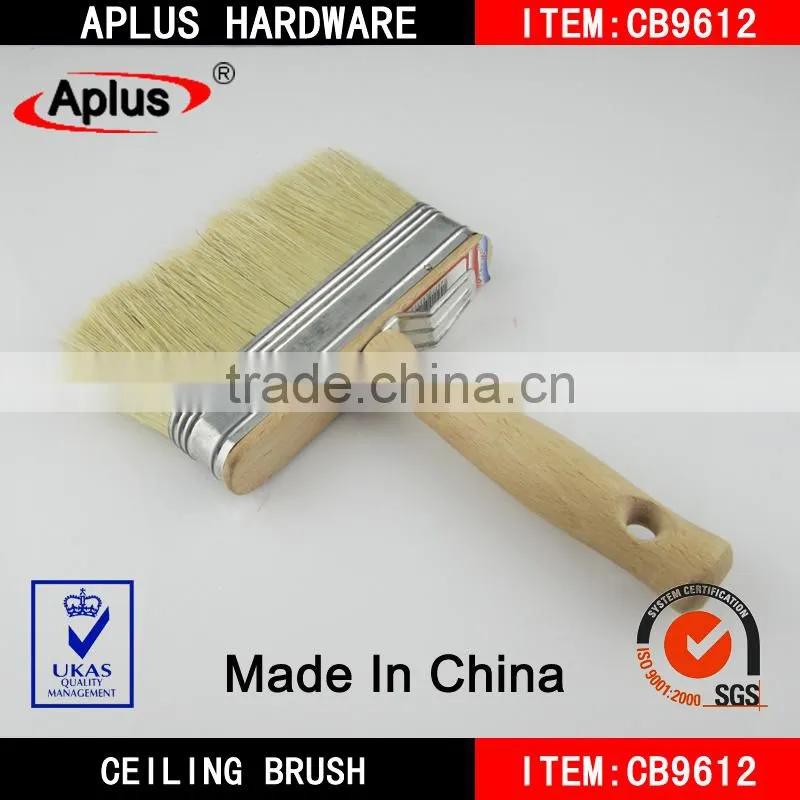 flexible ceiling texture brushes with wooden handle