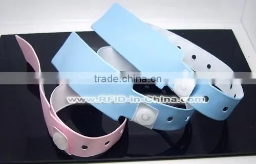 Factory Price RFID Canada Festival Party Wristband/Bracelets,13.56MHz Tag-it 2048 RFID Wristband