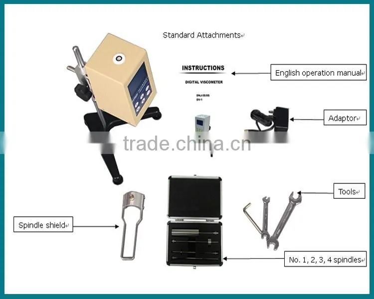 13000000 cps water bath reading cream viscometer