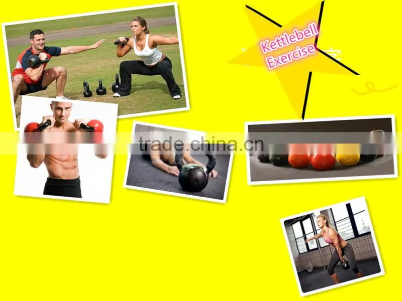 rubber coated solid cast iron kettlebells