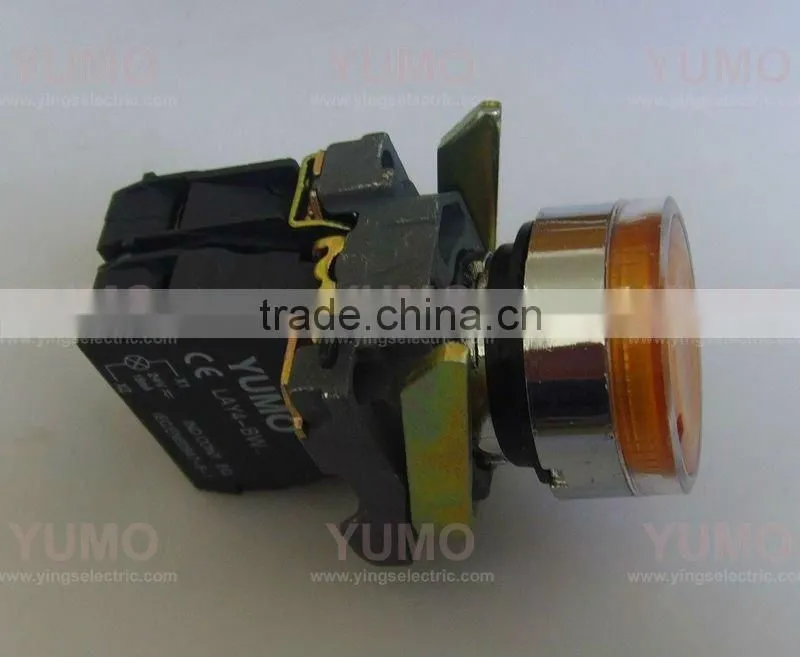 Push button switch LAY4-BW3561 24V YELLOW