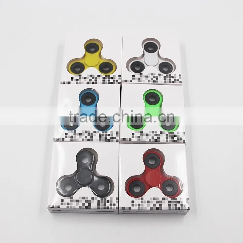Hot sales!!6 colors Ceramic Bearing anti stress fidget toy hand desk hand spinner fidget spinner
