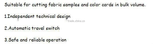 Auto Fabric Swatch Cutter Machine
