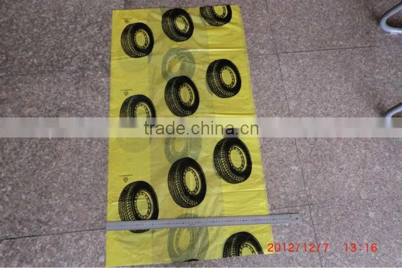 plastic disposable car tire covers