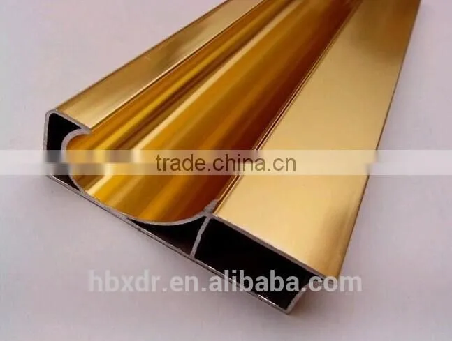 wholesale alibaba ! anodization color golden aluminum profile