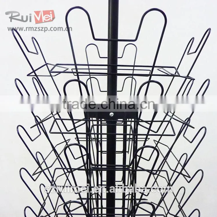 2015 New Metal Rotating Screen Magazine Display Stand