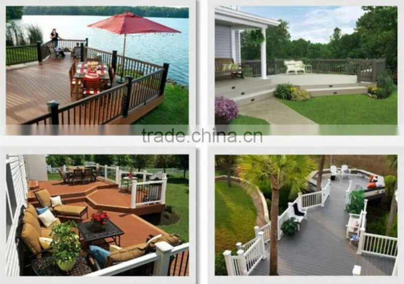 new wpc decking /Huzhou wpc factory/wpc deck board