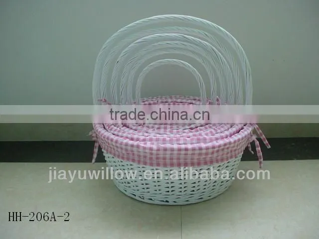 3pcs New Natural wicker baske sundries