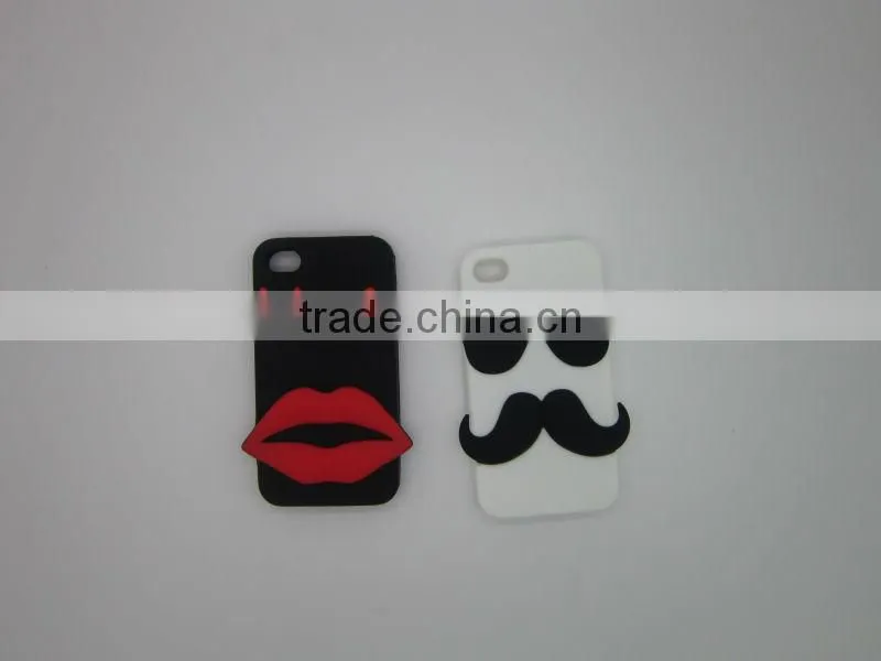 Beard and Lip Silicon Accessory for Iphone