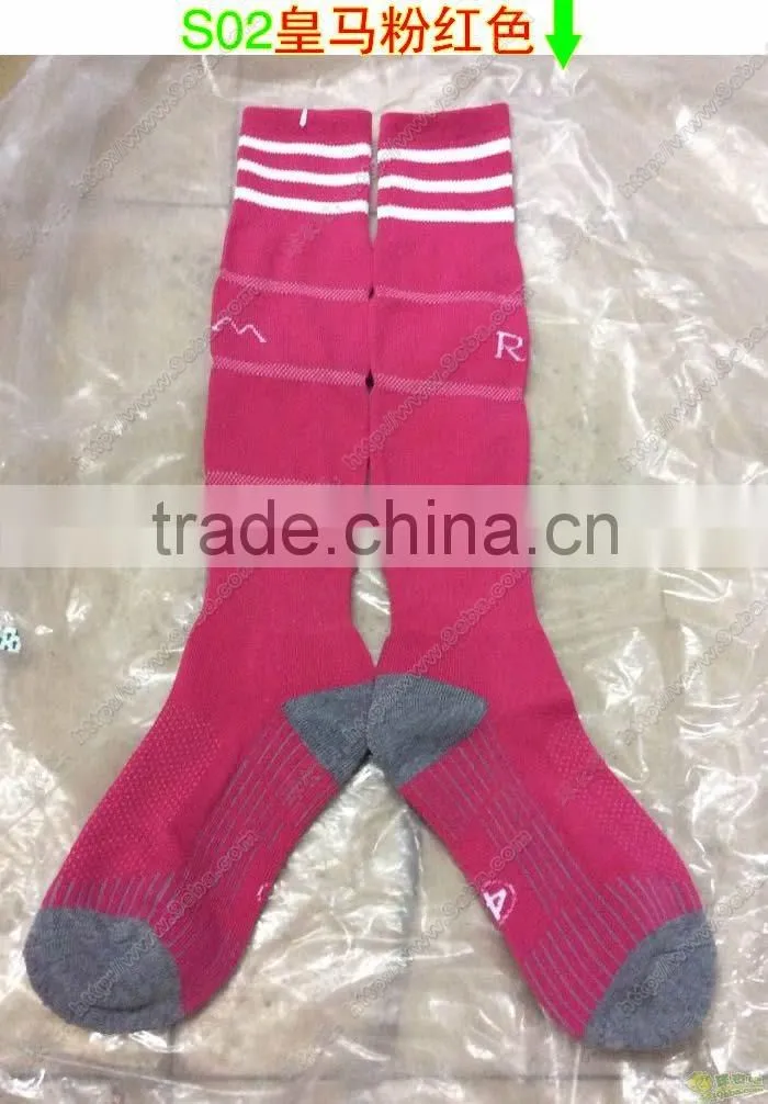 white long tube football socks/funny long football socks