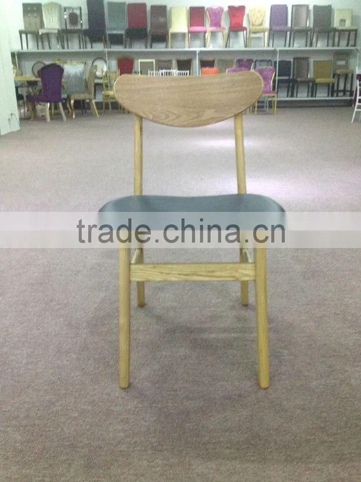 New casual wooden leather chair withbed room furniture bedroom set