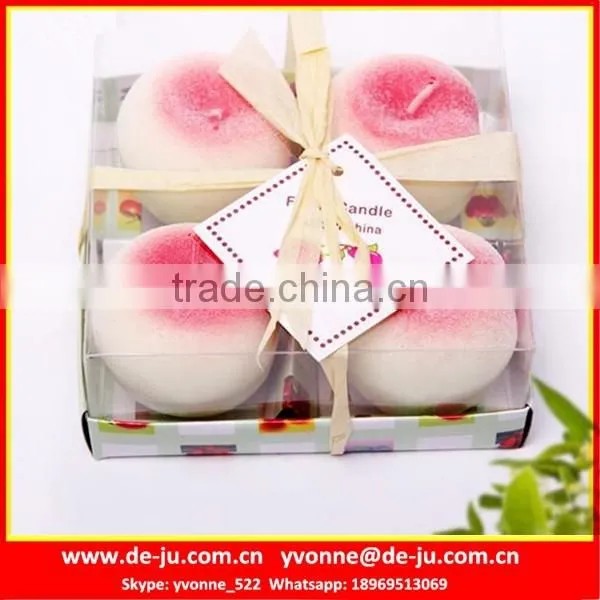 PVC Box Night Decoration Fruit Lemon Candle Wax Price