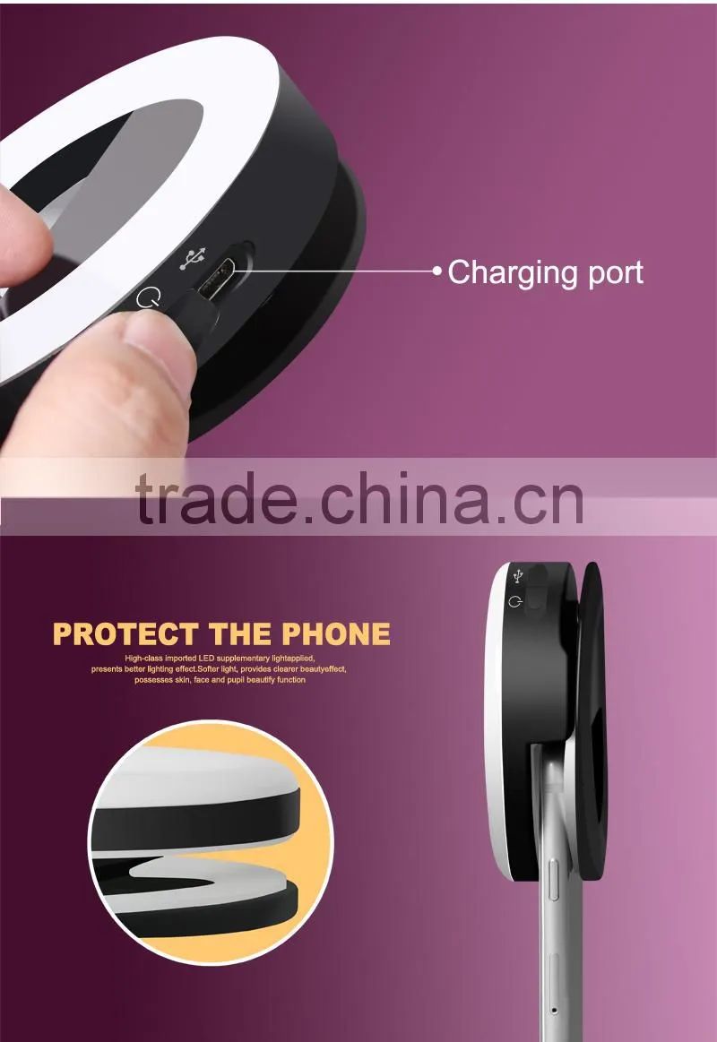high quality rgknse selfie ring ligt for iPhone6/7 Of New Structure