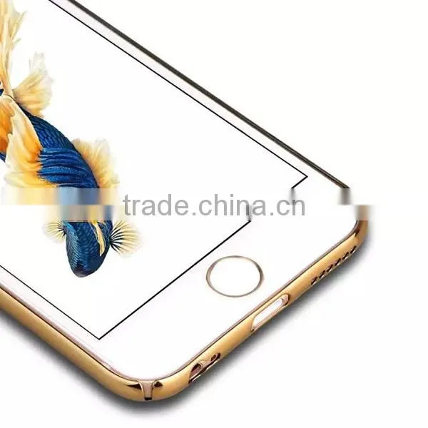 Plating craft TPU phone case,transparent protective cover for iPhone 6S&6Plus
