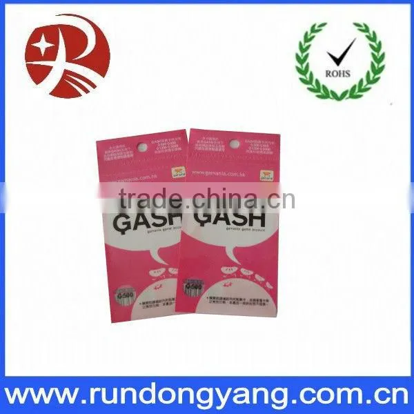2013 Heat seal resealable plastic opp bag
