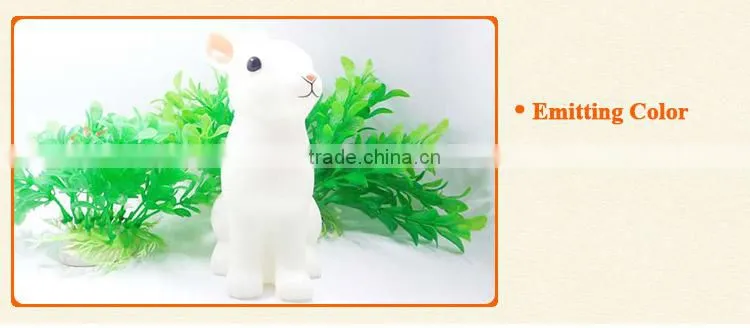 rabbit light happy led night nursery baby light lamp