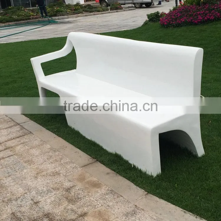 Outdoor fiberglass garden chair