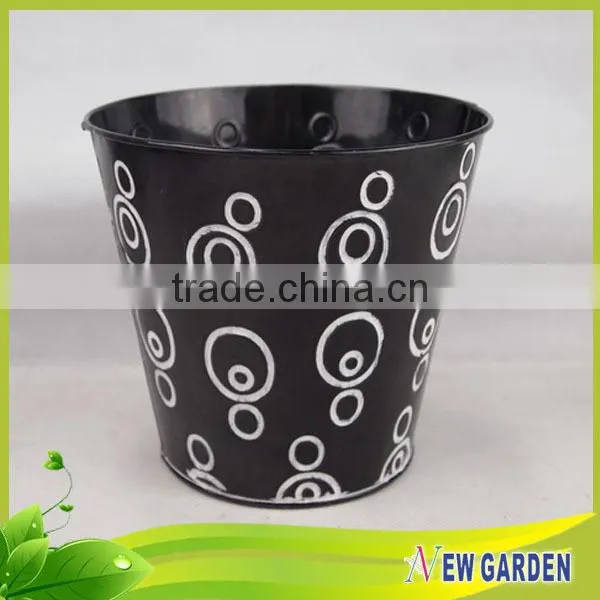Newgarden colorful waterproof metal planter / iron flower pot stand
