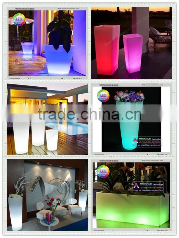 color changeable led cube wall / glow colored wall with decorative cubes