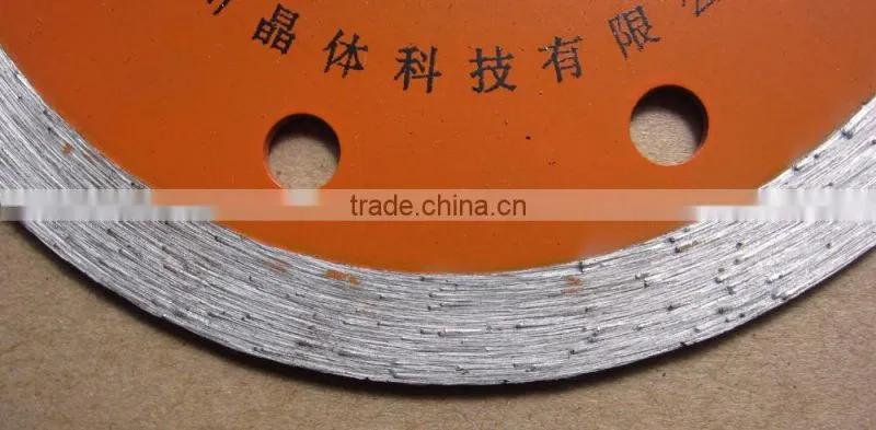 4.4" Diamond Saw Blade Continous Rim China Diamond Blades Electroplated