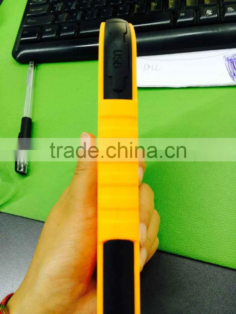 waterproof Solar power bank capacity 10000mAh with AC charger and USB cord for mobile phones and USB devicecs