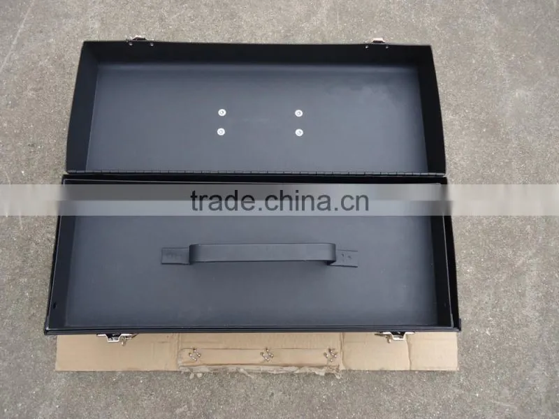 Top high quality Steel tool kit box with a tray inside