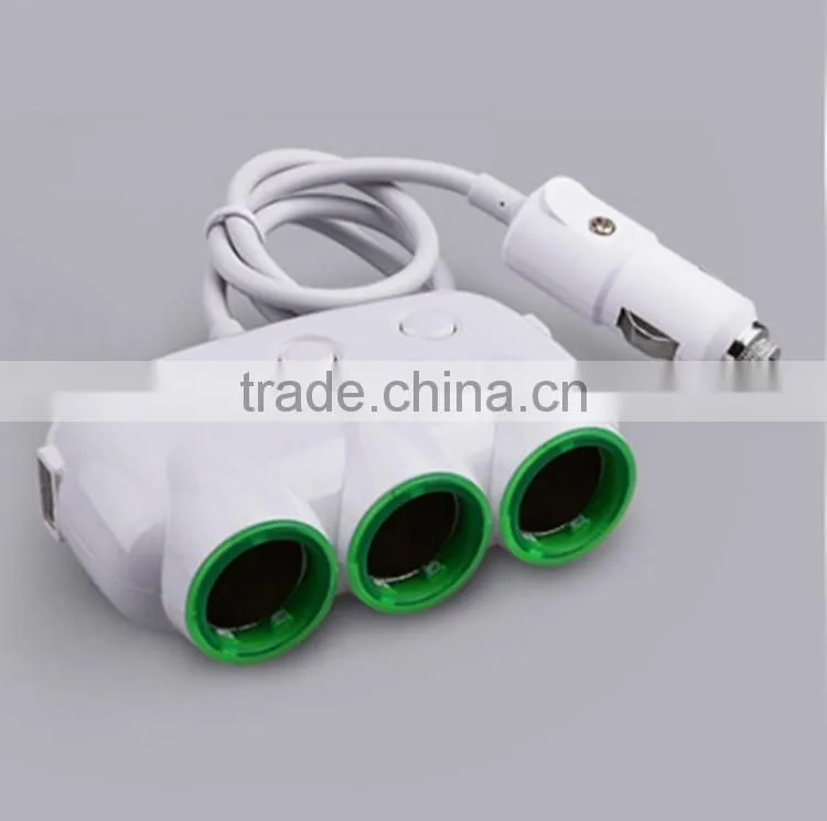 Multi-functional one-third Car cigarette lighter