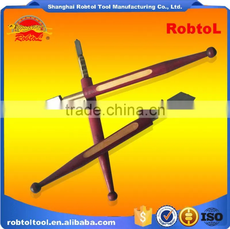 diamond glass cutter wood handle carbide wheel