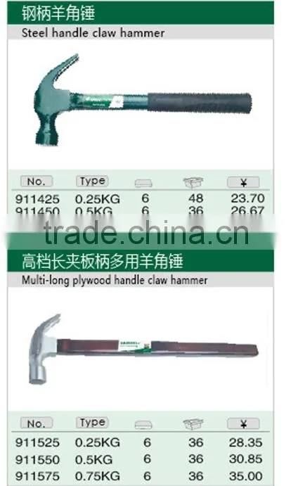 American Type Claw Hammer with Fiberglass Handle,Fiber Claw Hammer