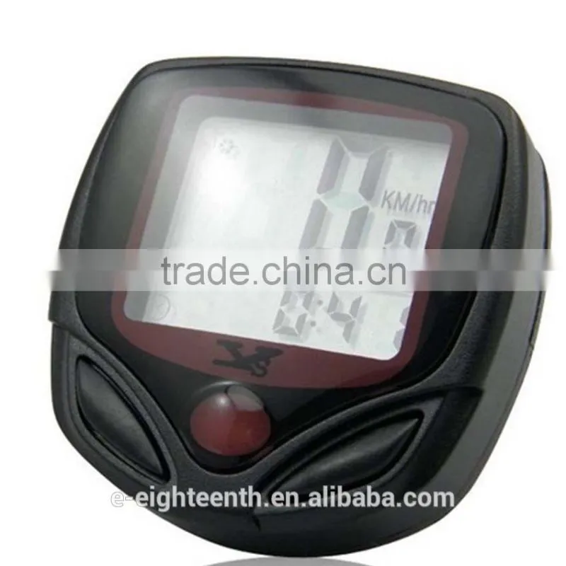 2016 NEW Cycling Bike Bicycle Wireless LCD Cycle Computer Odometer Speedometer Waterproof