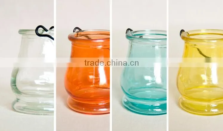 Multicolour Glass Candle Holder Fashion Mousse Small Vase Ball Custom Wholesale Wedding Decoration Candlestick